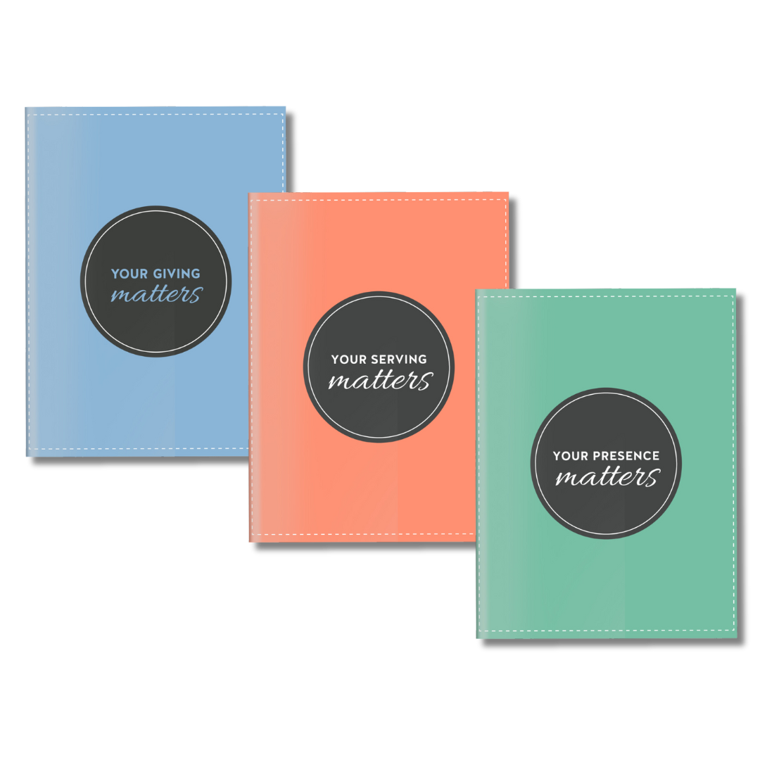 Booklet Bundle: Your Giving, Your Serving, and Your Presence (50 of each!)