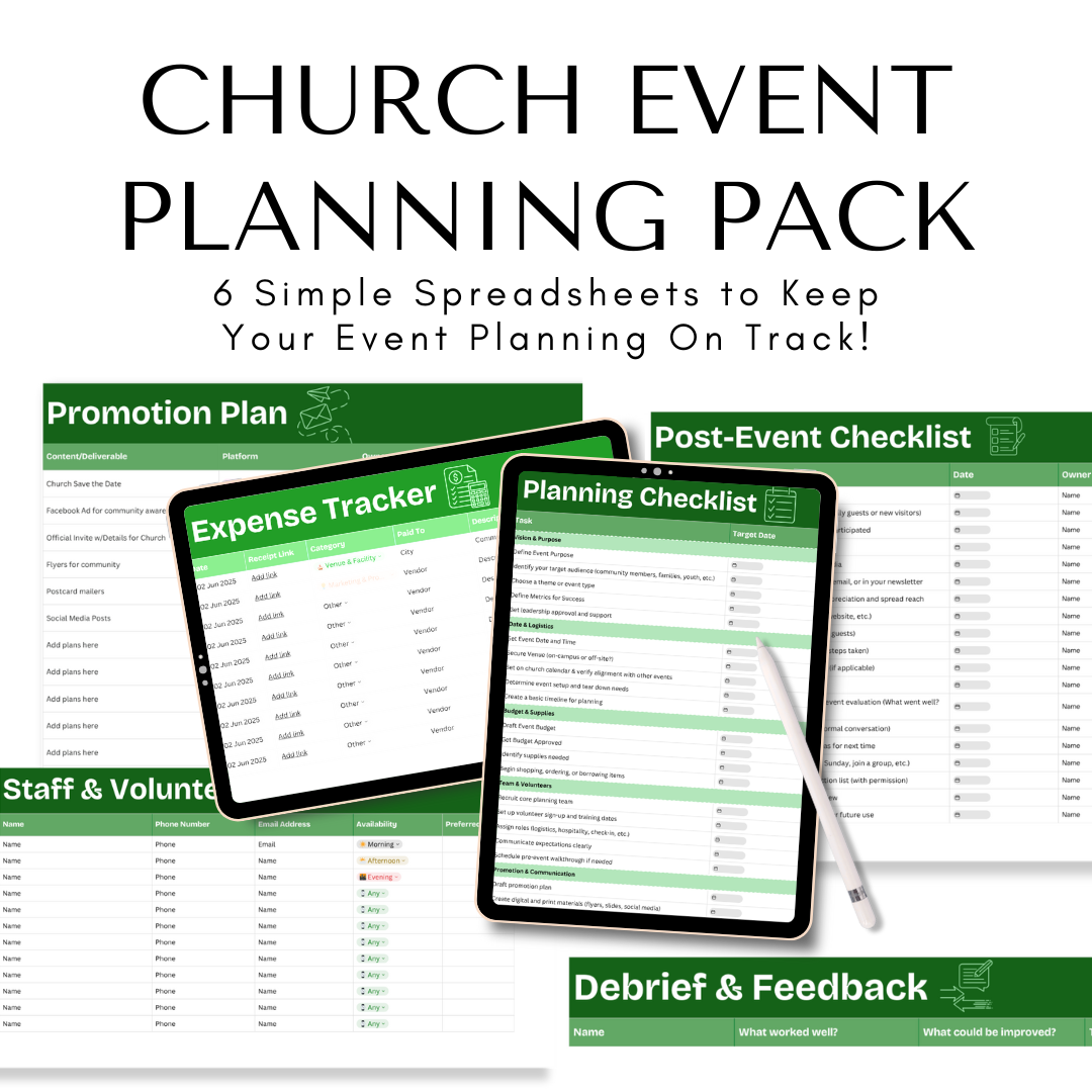 Church Outreach & Planning Pack