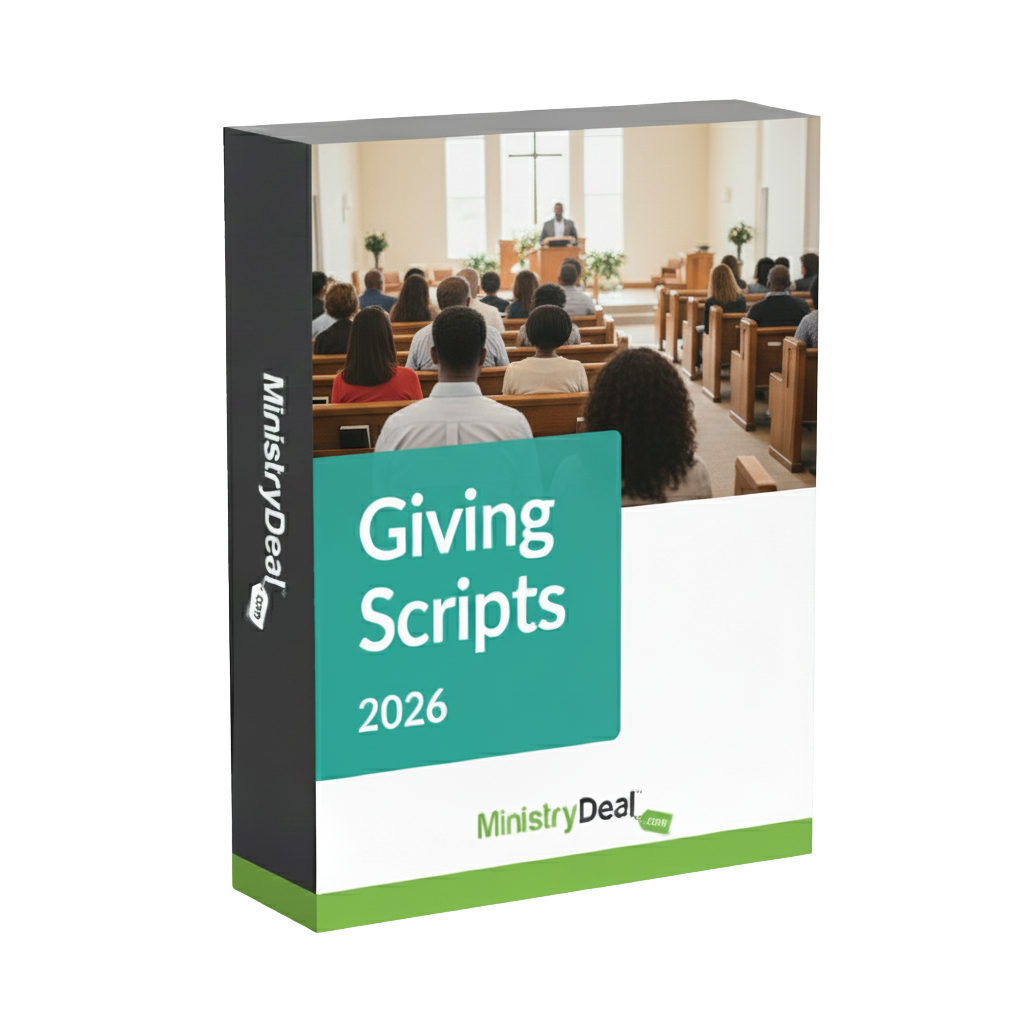 52 Giving Scripts - 2026 Edition – MinistryDeal.com