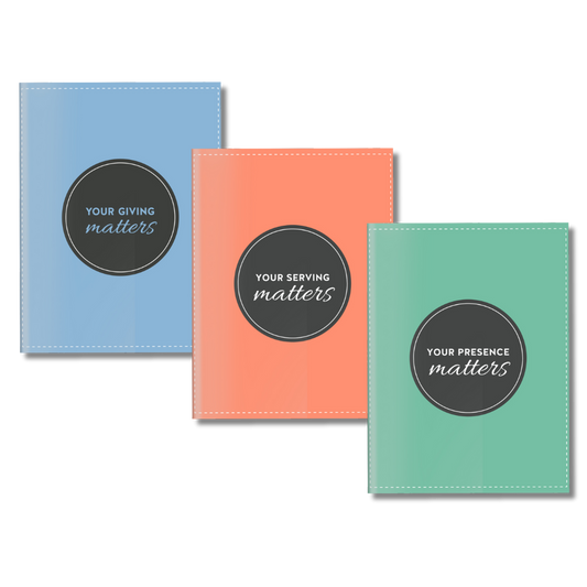 Booklet Bundle: Your Giving, Your Serving, and Your Presence (50 of each!)